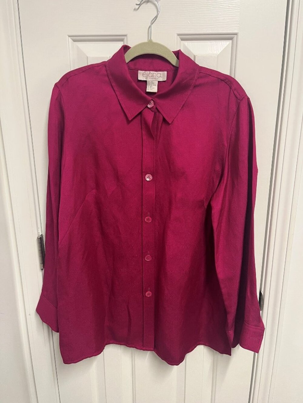 Elana by Tanner Bright Magenta Blouse